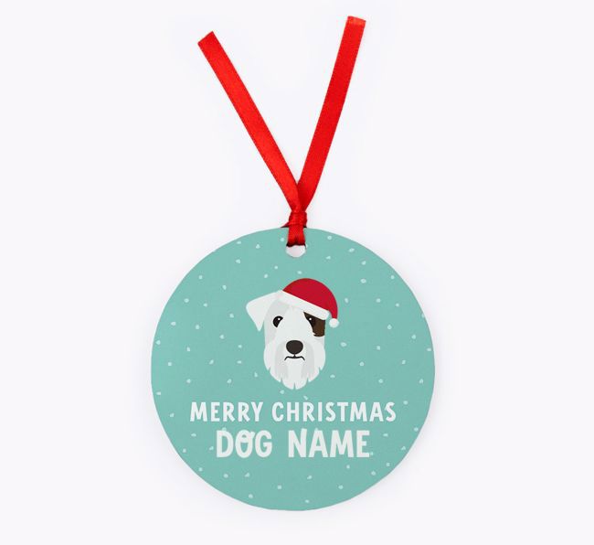 Merry Christmas: Personalised {breedFullName} Christmas Decoration